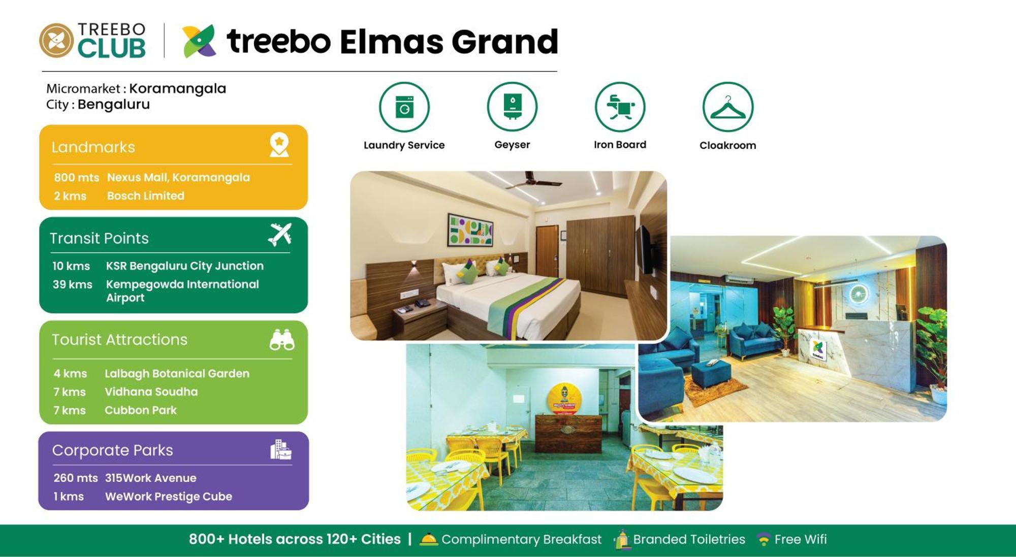 Hotel Treebo Elmas Grand Bengaluru Zewnętrze zdjęcie